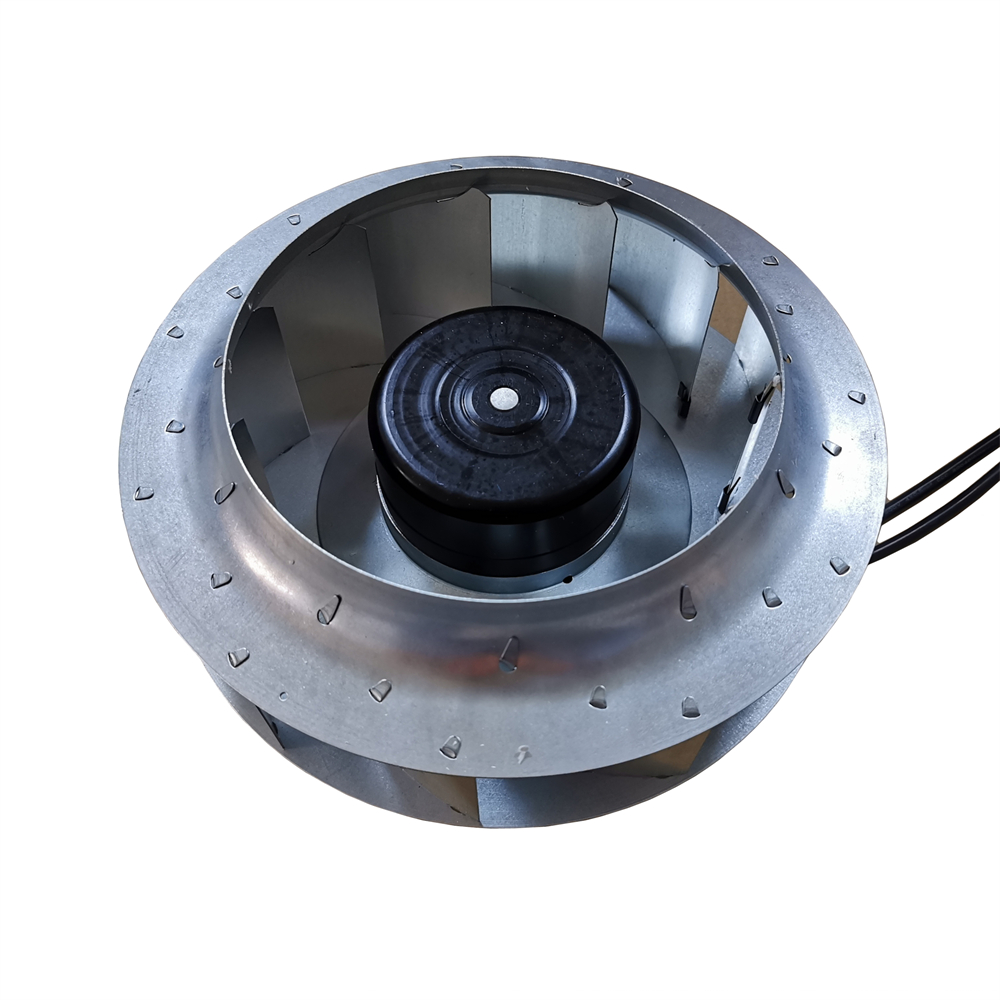 EC centrifugal fan Ø250mm brushless backward curved impeller